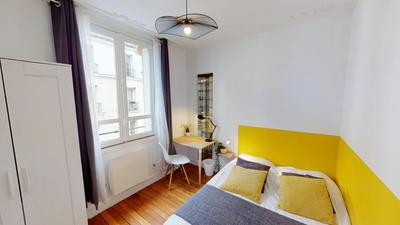 Chambre en colocation de 5 à Paris - Chambre à Paris - Rue Le Marois, Auteuil