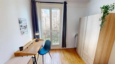 Chambre en colocation de 5 à Paris - Chambre à Paris - Place de la Porte de Châtillon