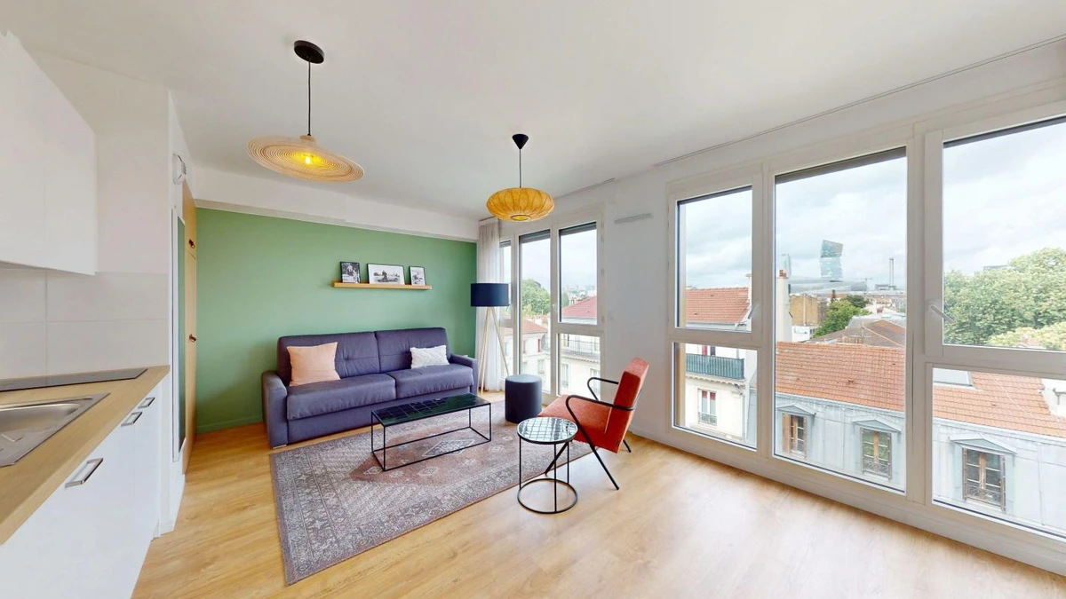 Photo de la colocation : Chambre en colocation de 1 à Ivry Sur Seine - Résidence à Ivry-sur-Seine : Appartement de 28m2