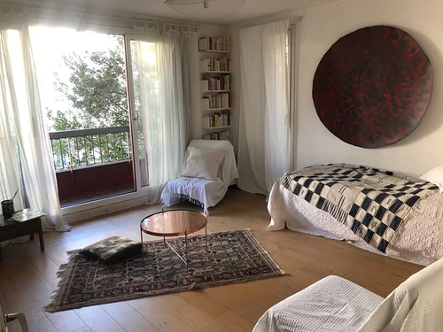 Photo de la colocation à Paris : Belle chambre avec balcon et jardin
