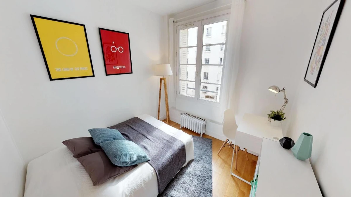 Photo de la colocation : Chambre en colocation de 5 à Paris - Confortable chambre individuelle
