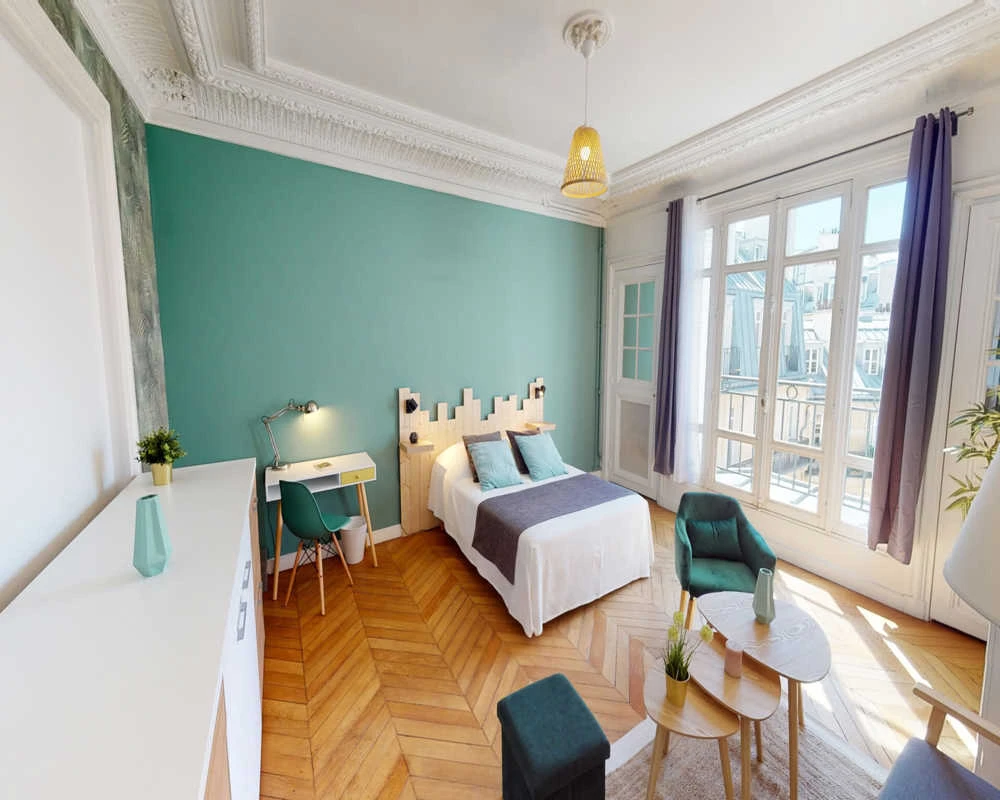 Photo de la colocation : Chambre en colocation de 7 à Paris - 169 Malesherbes 6A - #4 - Chambre