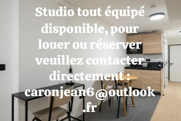 Photo de la colocation à Montreuil : Bel studio équipé à louer 