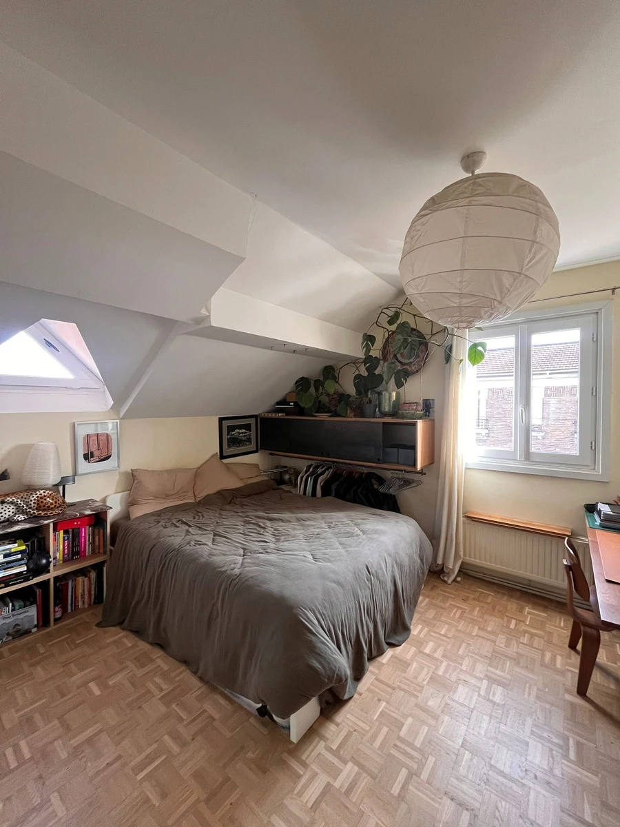 Photo de la colocation à Aubervilliers : Chambre en colloc maison jardin sdb indépendante