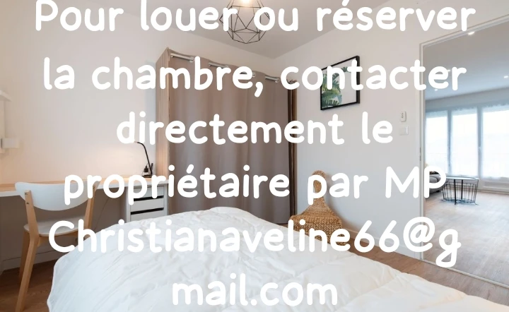 Photo de la colocation à Paris : T3 équipé :01 chambre dispo