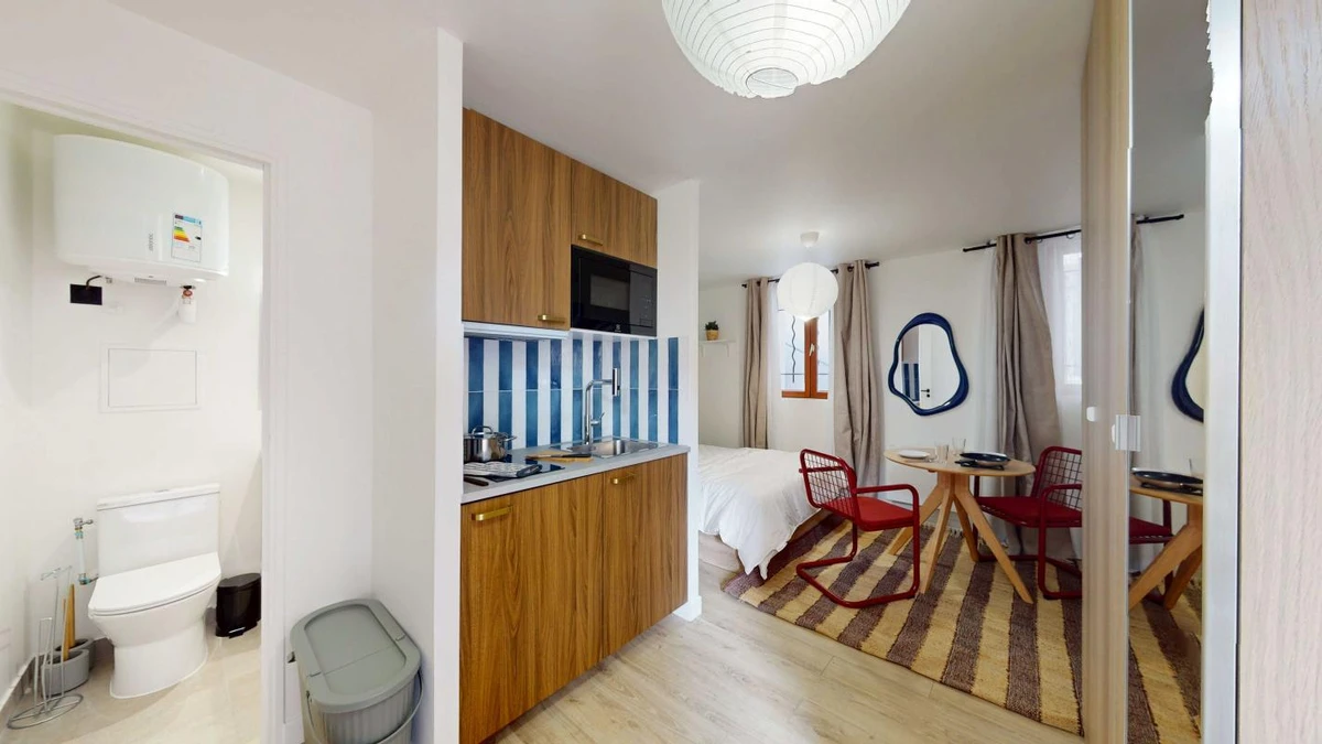 Photo de la colocation : Chambre en colocation de 1 à Paris - Résidence à Paris : Appartement de 20m2