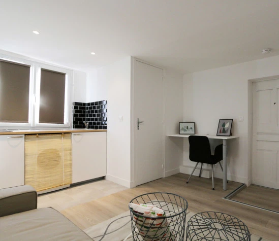 Photo de la colocation à Paris : studio meublé et équipé de 15.06 m²